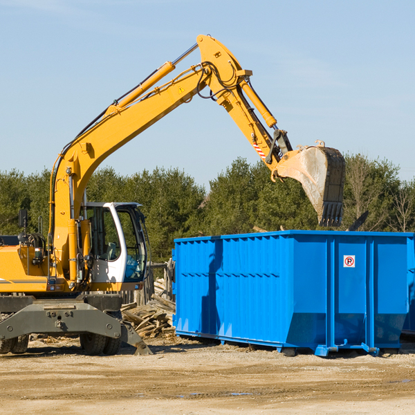 can i choose the location where the residential dumpster will be placed in Hermitage PA